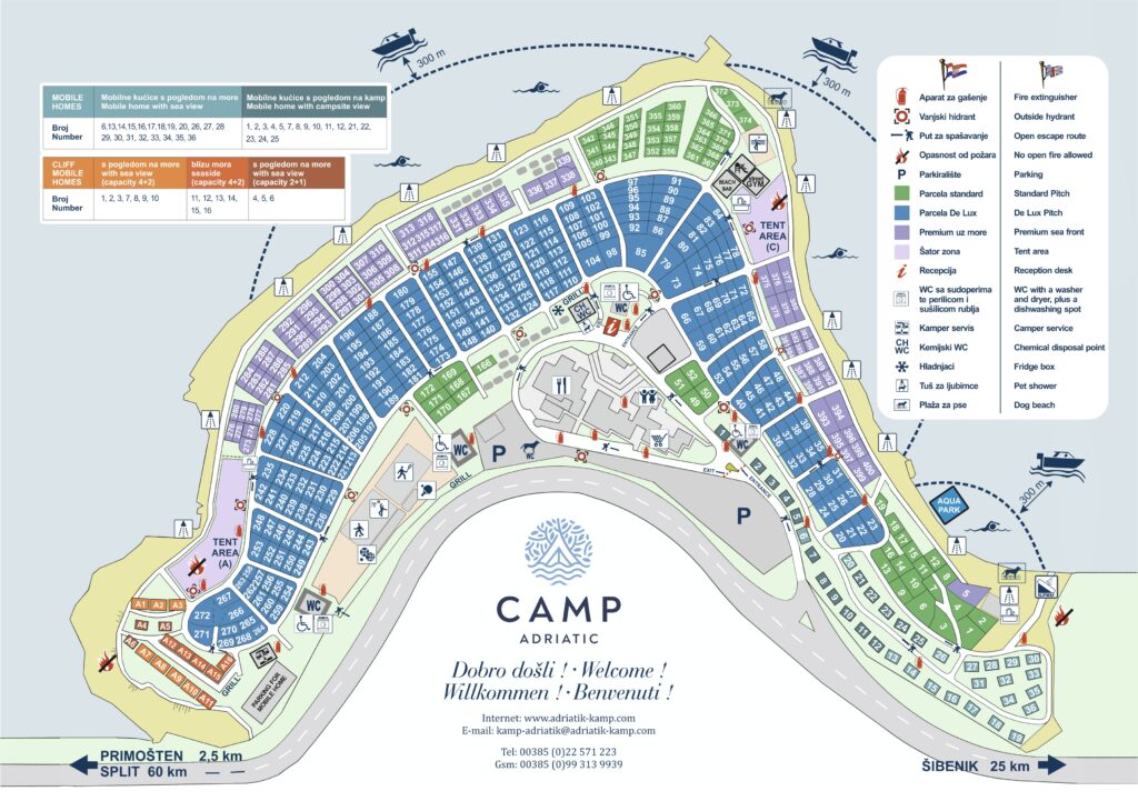 MAPA KAMPA 2026 - Adriatik Kamp